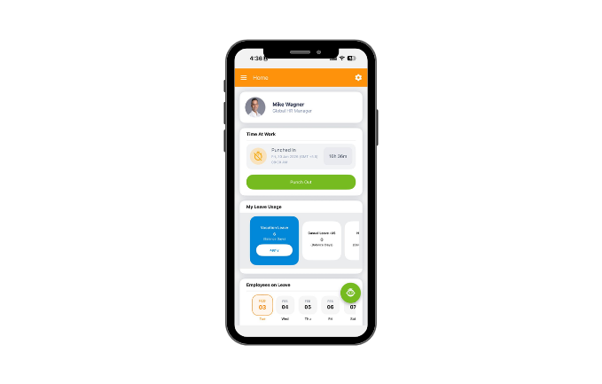 Mobile Dashboard View